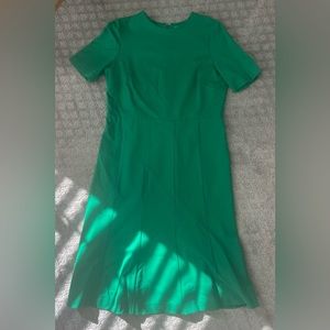 Ann Taylor Kelly Green Dress (14P)